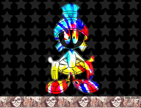 Kids Looney Tunes Marvin The Martian Tie Dye Fill png, sublimation, digital download .jpg