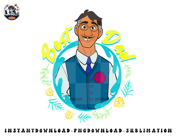 Disney Encanto Agustin Madrigal Best Dad Portrait png, sublimation, digital download.jpg