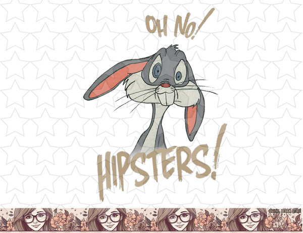 Looney Tunes Bugs Bunny Oh No Hipsters png, sublimation, digital download .jpg