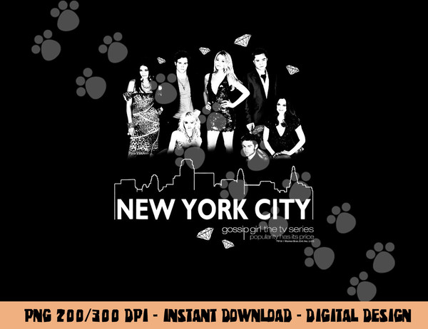 Gossip Girl NYC  png, sublimation .jpg