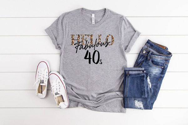 40th Birthday Shirt, 40 Birthday Shirt, 40th Birthday Shirt Women, 40 and Fabulous, Forty Shirt, 40 Af Shirt Shirt, 40th Birthday Shirts - 5.jpg