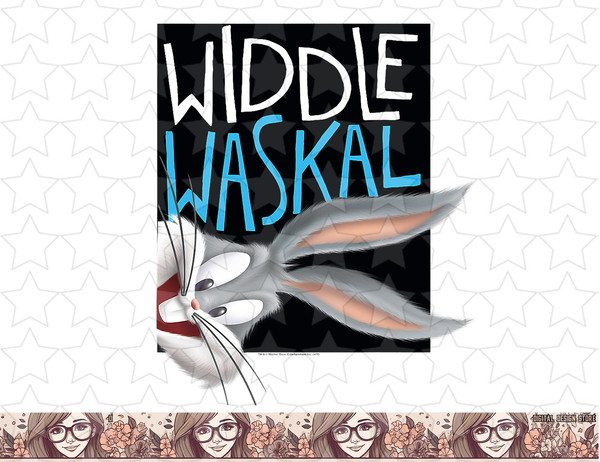 Looney Tunes Bugs Bunny Widdle Waskal png, sublimation, digital download .jpg