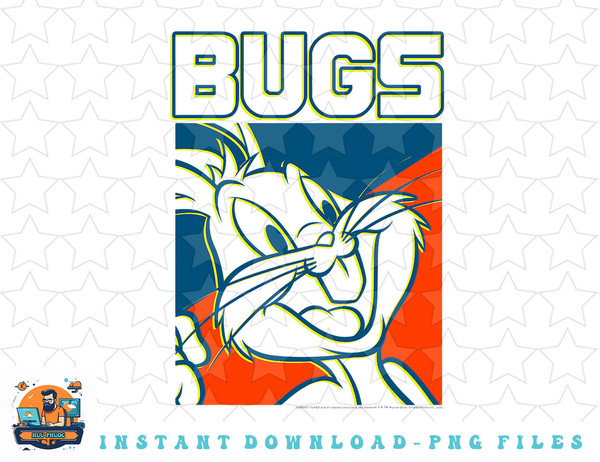 Looney Tunes Bugs Bunny Box Up png, sublimation, digital download.jpg