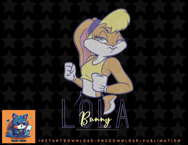 Looney Tunes Lola Bunny Leg Bent Profile png, sublimation, d - Inspire  Uplift