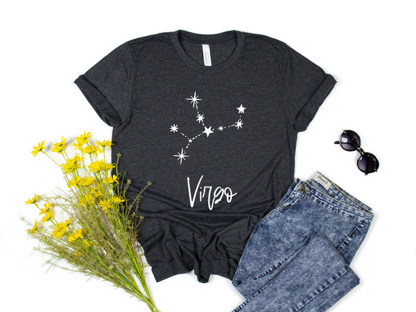 Virgo T-shirt, Zodiac Shirts Collection, Virgo Shirt for Virgo Girl, Virgo Birthday Gift, Virgo Zodiac Sign, Virgo Horoscope - 2.jpg