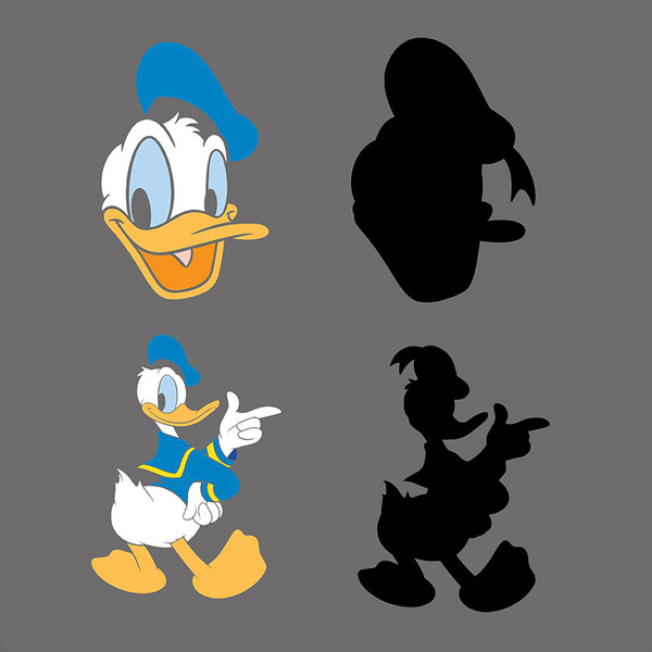 disney daisy silhouette