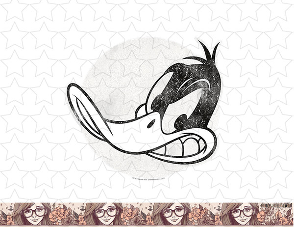Looney Tunes Daffy Duck Vintage Badge png, sublimation, digital download .jpg