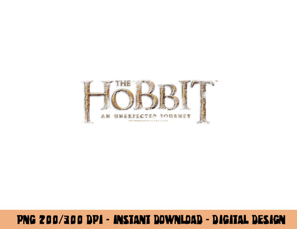 Hobbit Distressed Logo  png, sublimation .jpg