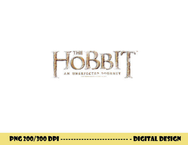 Hobbit Distressed Logo  png, sublimation .jpg