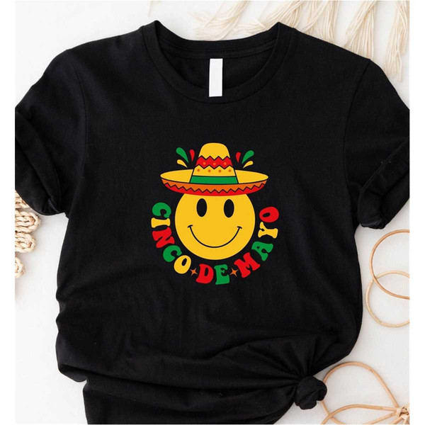 MR-196202312537-cinco-de-mayo-smile-face-shirt-sombrero-shirt-lets-fiesta-image-1.jpg