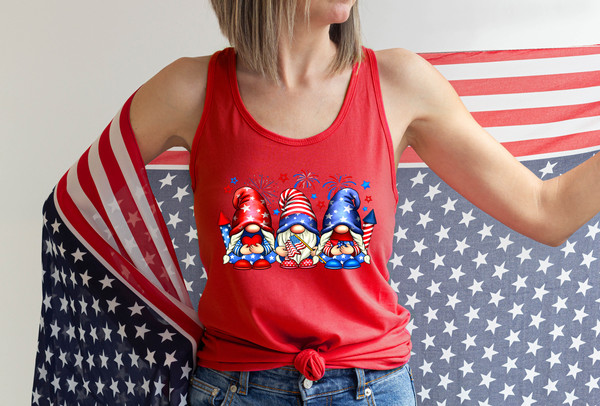 4th of July Gnomes Shirt, 4th of July Gift, Independence Day Gift, 4th of July Shirt, Gnome Shirt, Patriotic Shirt, Independence Day Shirt - 4.jpg