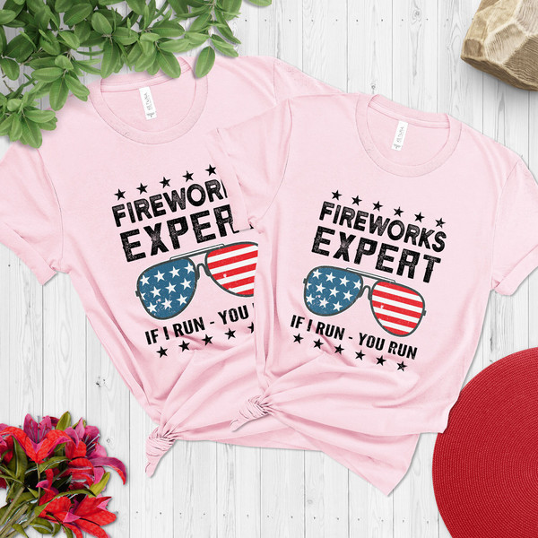 Fireworks Expert Shirt, American Flag Sunglasses, 4th Of July Shirt, Memorial Day Tshirt, Fourth Of July, Independence Day, Firework Shirt - 8.jpg