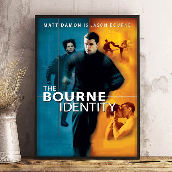 the bourne identity poster