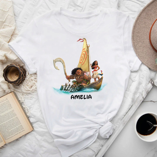 Disney Moana Shirt, Disneyworld Shirt, Disney Family Shirt, Moana Sweatshirt, Maui Shirt, Hei Hei T-Shirt, Princess Moana - 1.jpg