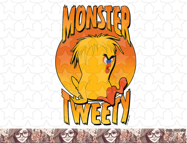 Looney Tunes Halloween Monster Tweety Bird png, sublimation, digital download .jpg