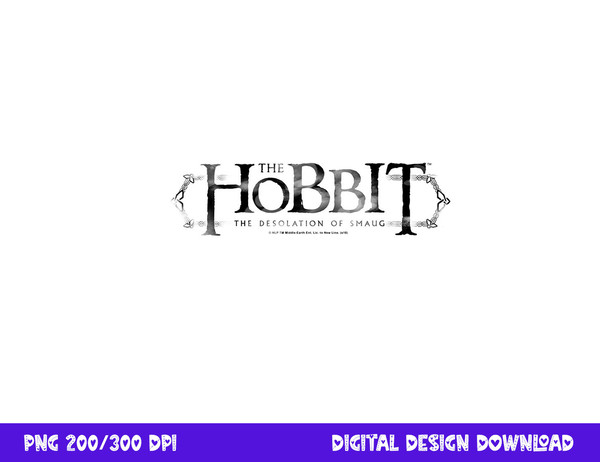 Hobbit Ornate Logo Longsleeve T Shirt Long Sleeve  png, sublimation .jpg