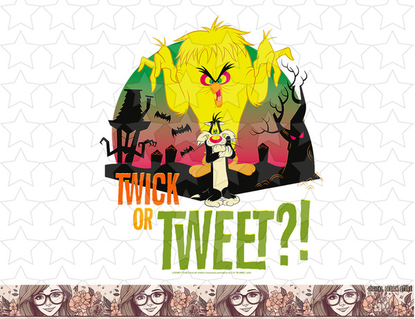 Looney Tunes Halloween Tweety Bird Twick Or Tweet png, sublimation, digital download .jpg