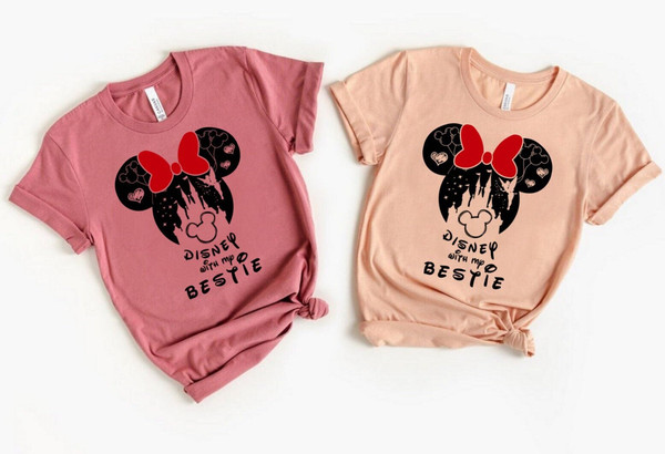 2022 Disney With My Bestie Shirt, Disney Girl Trip Shirt, Mickey Minnie Friends Shirt, Disney Shirts, Disney Ears Shirt, Minnie mouse Shirt - 1.jpg