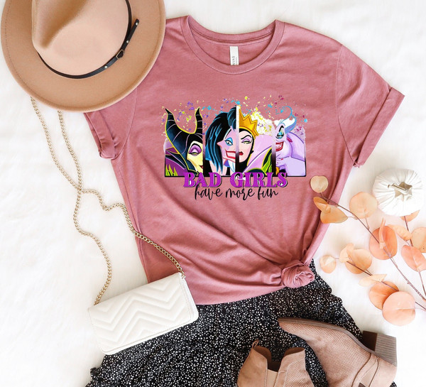 Disney bad girls shirt, Disney villians shirt, haunted mansion shirt, of course theres always my way, stretching room, Cruella, ursula - 3.jpg