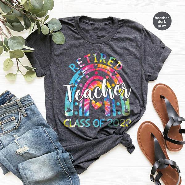 Teacher Shirts, Teacher Gifts, Retirement Gift, Teacher Retirement Shirt, Class of 2023, Retired Shirt, Retirement Gifts, Retired Teacher - 1.jpg