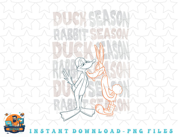Looney Tunes Duck Season Rabbit Season png, sublimation, digital download.jpg