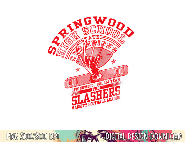 Nightmare on Elm Street High School Slashers  png, sublimation .jpg