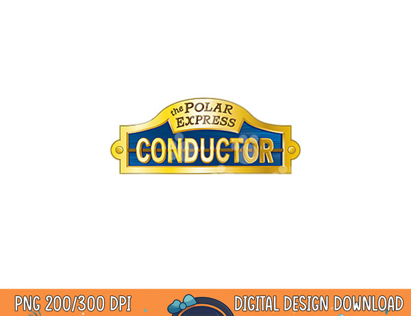 Polar Express Conductor T Shirt  png, sublimation .jpg