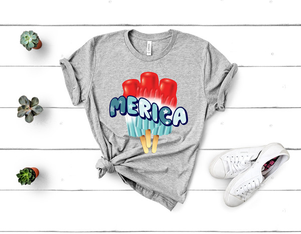 Merica Delicous Popsicle Shirt,American Flag Shirt, Fourth of July Shirt, Freedom Independence Day,Memorial Day Shirt,Family Matching Shirt - 2.jpg