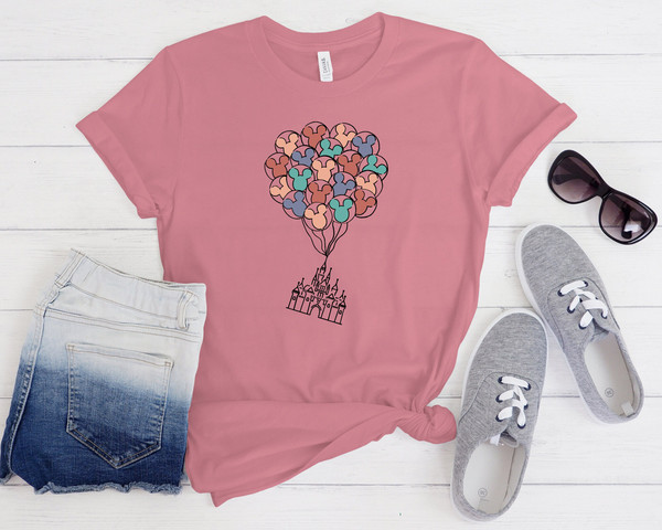 Disney Mickey Balloons, Disneyworld Shirts , Colorful Vacay Shirt, Disney Aesthetic Shirt, Disneyworld Shirt, Disney Family Shirt - 5.jpg