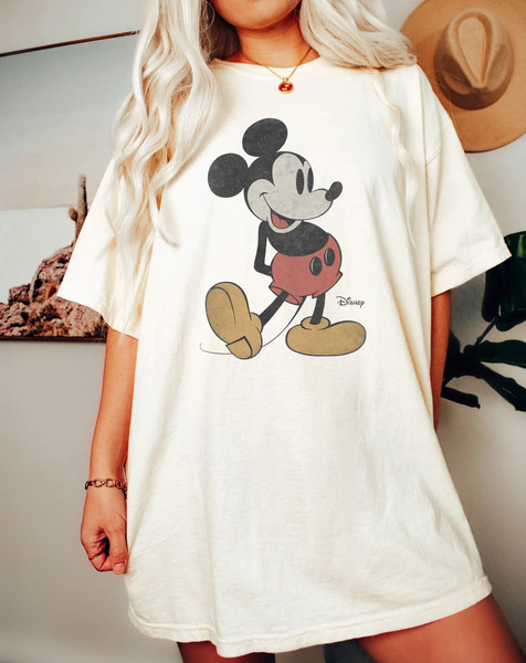 Comfort Colors Vintage Retro Disney World Shirt, Mickey & Minnie Shirt,Mickey vintage retro shirt,Vintage Disney shirt,Comfort Colors Disney - 1.jpg