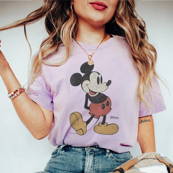 Comfort Colors Vintage Retro Disney World Shirt, Mickey & Minnie Shirt,Mickey vintage retro shirt,Vintage Disney shirt,Comfort Colors Disney - 3.jpg