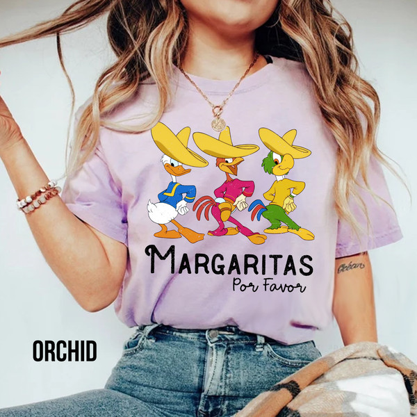 Disney vintage Comfort Colors sShirt, Disney Margarita Shirt, Disney Epcot Shirt, Margaritas Epcot Shirt, The Three Caballeros Shirt - 2.jpg