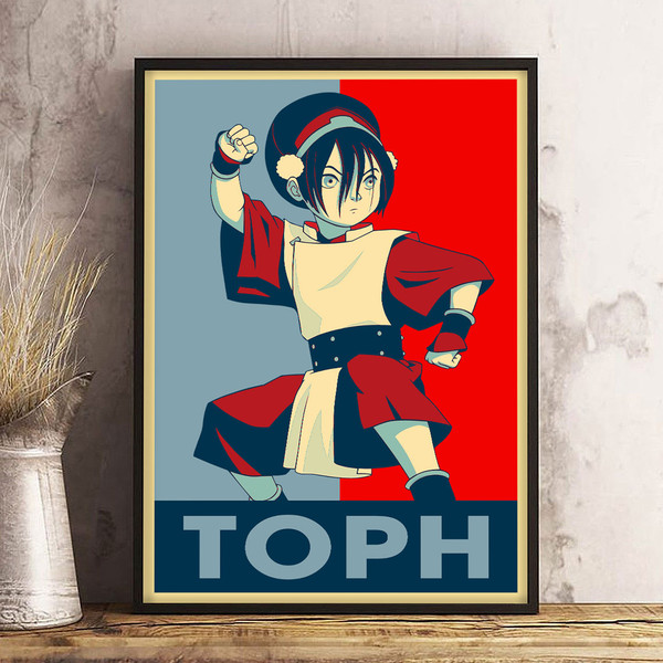 Toph Earth Kingdom' Poster, picture, metal print, paint by Avatar