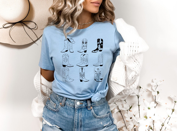 Cowgirl Boots Shirt, Country Concert Tee, Western Graphic Tee for Women,Graphic Tee, Cute Country Shirts, Cowgirl Boots Tee, Cowgirl Shirt - 3.jpg
