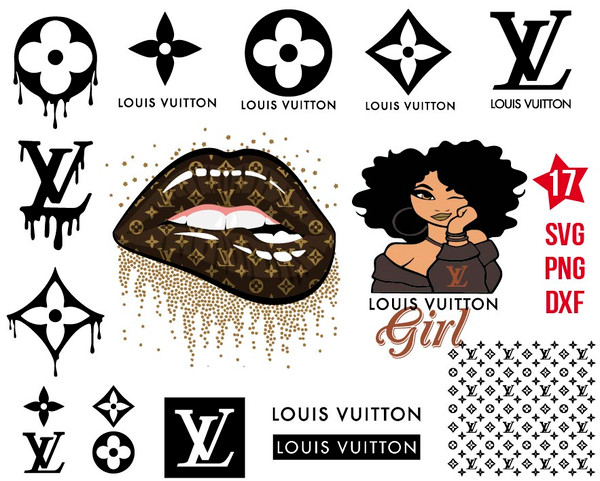 Lips LV Logo Svg, Brand Logo Svg, LV Brand Svg, Lips logo SvgBrand Logo  Svg, Luxury Brand Svg, Fashion Brand Svg, Famous