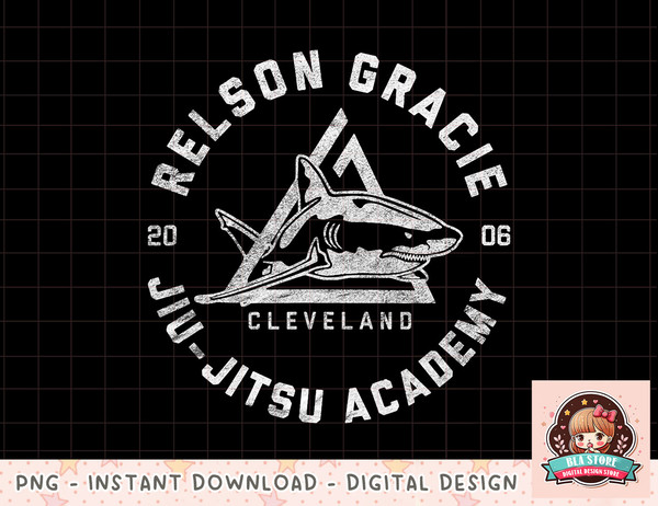 Relson Gracie Cleveland Jiu-Jitsu png, instant download, digital print.jpg
