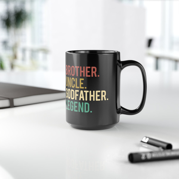 Brother Uncle Godfather Legend Mug, God Father Mug, Father's Day Godfather Gift Mug, Godfather Gift for Uncle Brother Mug, Godfather Present - 6.jpg