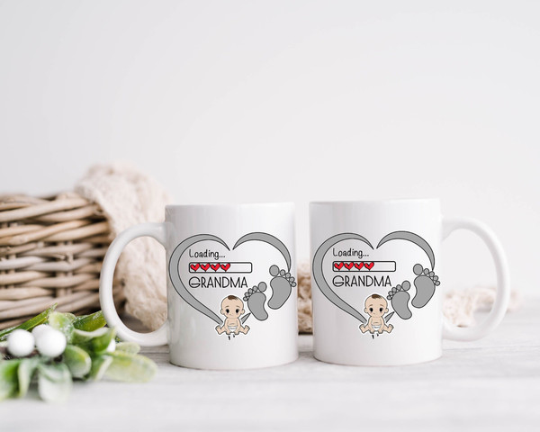 Gifts for New Grandma, Grandma & Baby Mug