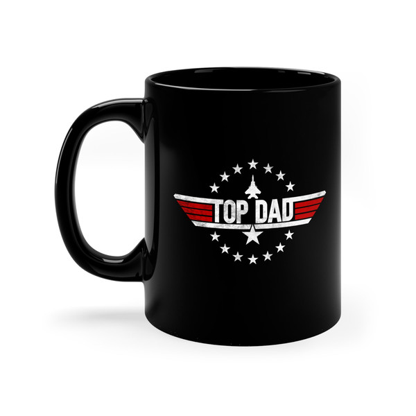 Top Dad Mug, Father's Day Gift Mug, Gift for Best Dad Mug, Number One Dad Mug, Dad Gift Mug, Top Dad Gift Ceramic Mug, Dad Birthday Gift Mug - 2.jpg