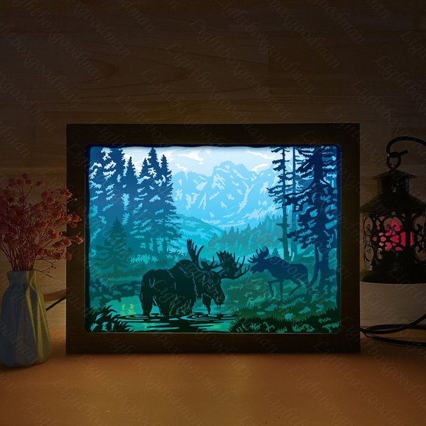 Free Files - LightBoxGoodMan  3d shadow box, Light box diy