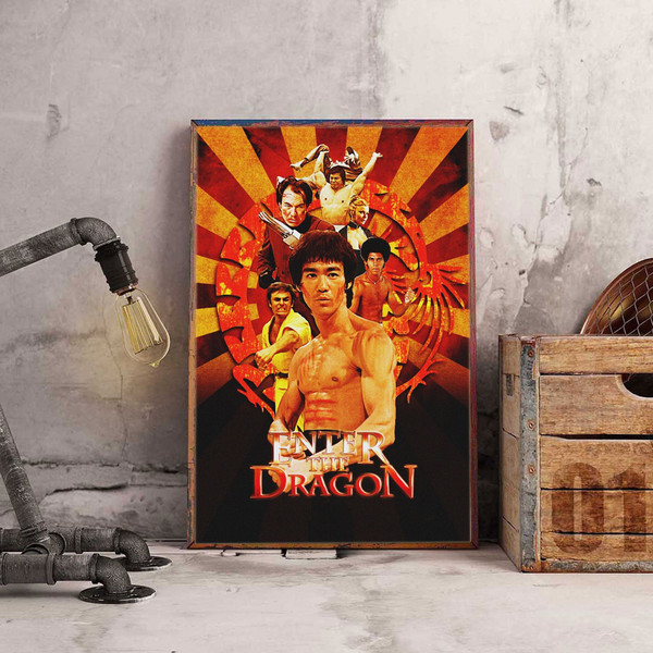 enter the dragon movie poster