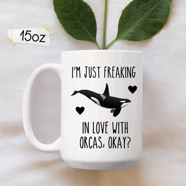 Orca Mug Orca Tea Cup Orca Gift Idea Whale Gift Funny 