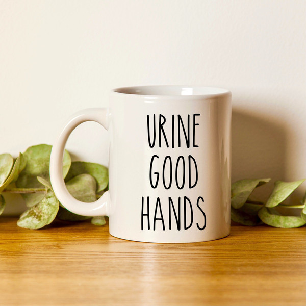 Urine Good Hands Mug, Funny Urologist Gift, Urologist Coffee Mug, Urology Mug, Gift For Urologist, Urologist Cup - 1.jpg