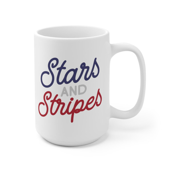Stars And Stripes Coffee Mug  Microwave and Dishwasher Safe Ceramic Cup  USA Patriotic Red White Blue American Flag July 4th Tea Gift Mug - 8.jpg