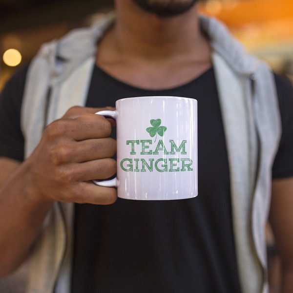 Team Ginger Coffee Mug  Microwave and Dishwasher Safe Ceramic Cup  Irish Redhead Shamrock St Patrick Day Clover Tea Hot Chocolate Gift - 3.jpg