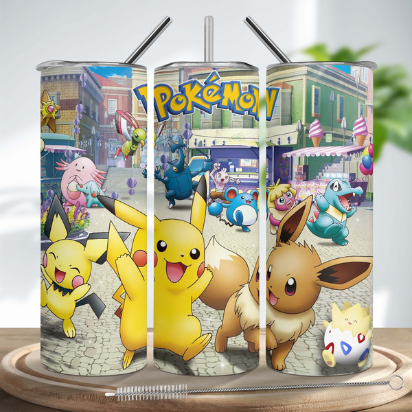 Pokemon Tumbler Ideas, Pokemon Tumbler, Pokemon Skinny Tumbler.Jpg