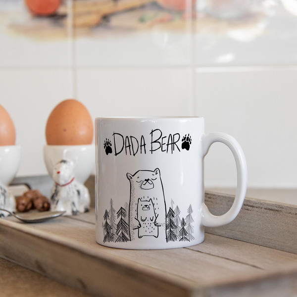 Dada Bear mug, Dad mug, Dada Bear, Daddy mug, Gift for daddy, Baby shower gift, Baby Shower, Baby shower gifts, fathers day gift, mg2l - 3.jpg