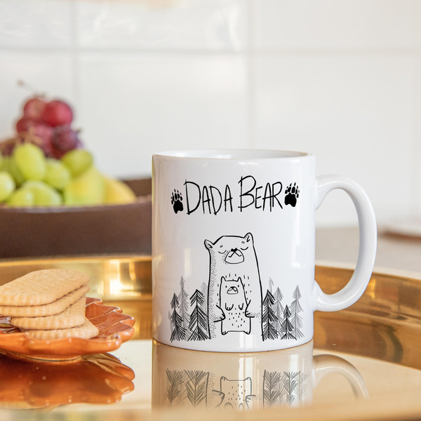 Dada Bear mug, Dad mug, Dada Bear, Daddy mug, Gift for daddy, Baby shower gift, Baby Shower, Baby shower gifts, fathers day gift, mg2l - 5.jpg