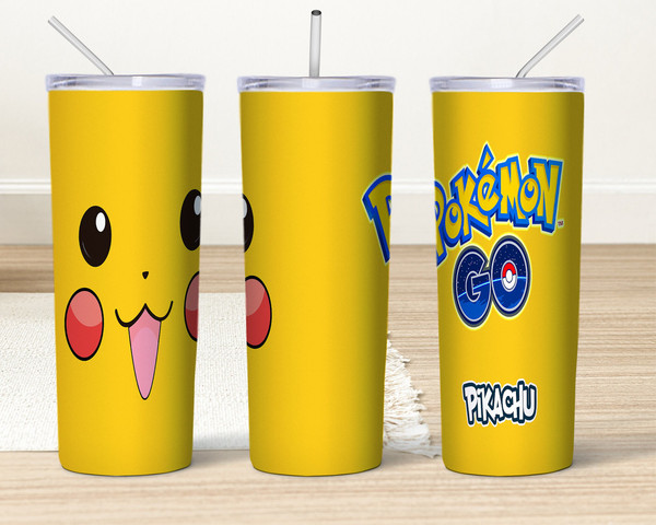 Pokemon Tumbler Cup, Pokemon Tumbler, Pokemon Skinny Tumbler