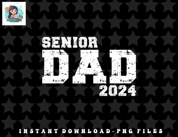 Mens Proud Senior Dad 2024 Senior 2024 Dad Class Of 2024 Father png, sublimation, digital download.jpg